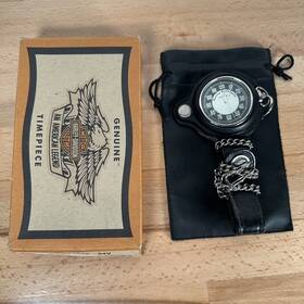 99625-94v Harley Davidson 97850-98v Harley-davidson Pocket Watch Swiss Movement Speedometer Speed O Meter