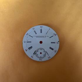 3033193 Hartdegen 1800s C. And Co. Pocket Watch Dial Face Vintage Newark Nj