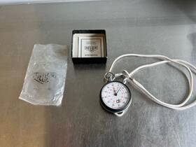 542.201 Heuer Rare Vintage 1970s 60 Sec 12 Min Stopwatch Pocket Watch