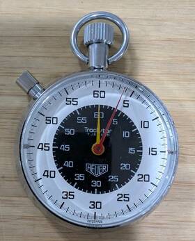 8755 Heuer Vintage Trackstar Stopwatch 7-jewels