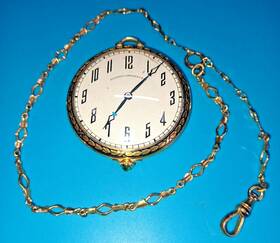 20819 Hodgson Kennard & Co And 18k Gold Open Face Pocket Watch Vintage Very Rare Find