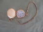Hq753-hq785 Jules Jurgensen Jewels Quartz Movement Pocket Watch Needs New Batteries
