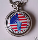 Hunter Pocket Body Metal Full Men American Design Nwt Watch Flag