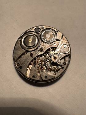 102pw Illinois The Autocrat 12 Size -17 Jewel Pocket Watch Movement Item#102pw