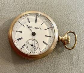 1413068 Illinois Vintage 1900 Watch Co Pocket Running 18s