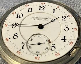 1833438 Illinois Pocket Watch 17jewel Serial#1833438 Item#49