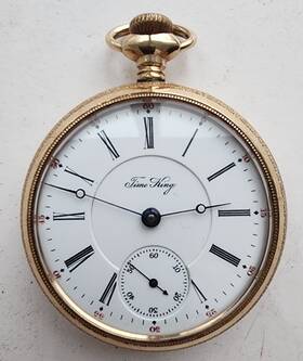 18s-17j-on6l-tpi Illinois Inch Time King 1902 Grade 65