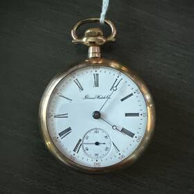 1901204 Illinois Pocket Watch 17 Jewels - Working