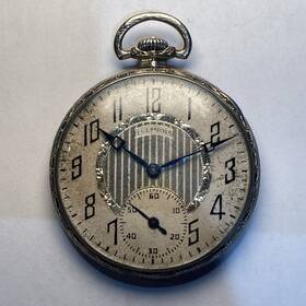 1926grade Illinois 17j Adj. Marquis Autocrat 12s 14k Gold Fill Pocket Watch Grd 525 Runs