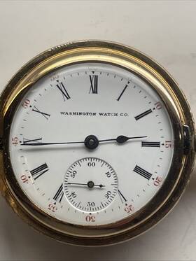2300237 Illinois Washington Watch Co. Us Pendant Set And Wind S/n 14k Gf Hunter
