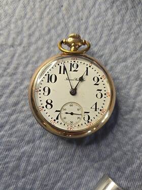 2877843 Illinois 1915 Watch Works S.w.c.co 20year 17j Sn Railroad Pocket