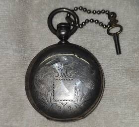294730 Illinois Vintage 1886 Watch Co In Coin Silver Pocket Case