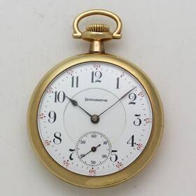 3004419 Illinois Burlington Grade 106 Model 9 16 Size Gold Filled Pocket Watch Ca. 1916