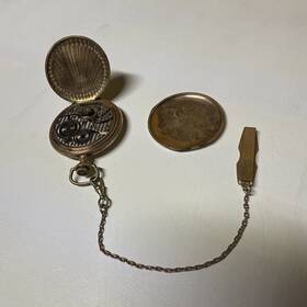 3455474 Illinois 1920 17j Pocket Watch Grade 305 Runs Dueber Gf Case Double Roller