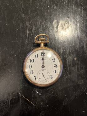 3705865 Illinois 3706865 Illinois- Gold Philadelphia 20 Years- Jewels Early 1900 Pocket Watch