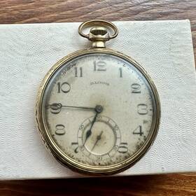 3875260 Illinois Gold Filled Full Hunter Pocket Watch 17 Jewels Manual 1920s