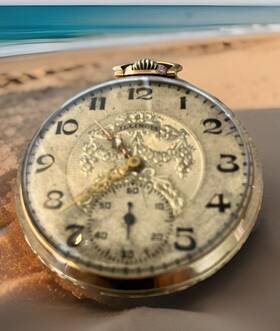Circa1922 Illinois 4122963 Pocket Watch Size12 -serial #4122963 Motor Barrel 19 Jewel