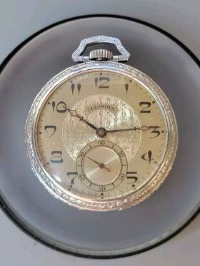 4653716 Illinois Running Time King Grade 406 Pocket Watch 12s 19j 1925 S/n