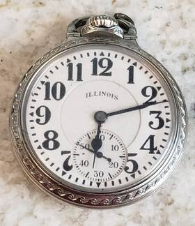 5132116 Illinois 1929 Mens 16s 21j 14kgf Bunn Special 60hr Working Type 3 Model 29 Watch