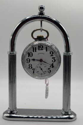5246952 Illinois 19 Jewel Size 16 14k Open Face Basemetal Pocket Watch Runs