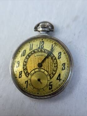 65084 Illinois Vintage Grade Miller Pocket Watch