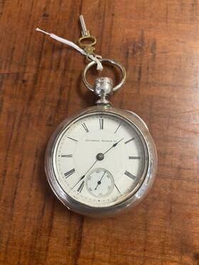 681350 Illinois Watch Co. Ser#681350 Grade 6 Mfg 1887 Pocket And Key 11 Jewels Runs