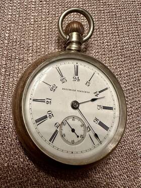 704532 Illinois Railroad Model 4 Pocket Watch 18 Size