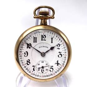 75667 Illinois Antique 1926 Pocket Watch 17j Model 7 Grade 305