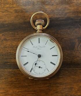 1883-84 Illinois 97057 14k Yellow Gold Rockford Pocket Watch