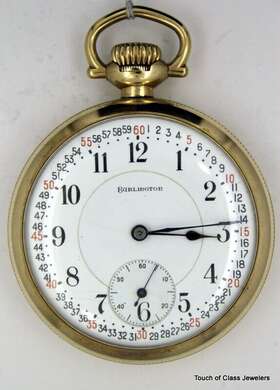 1915 Illinois K133 Burlington Limited Approval 19 Jewel Pocket Watch -antique Runs