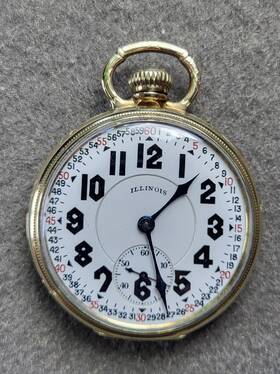 Special17s Illinois Green Gold Filled Case Inch Sangamo Special 17s 23jw Marked Sixty Hour