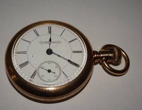 1071339 Illinois Watch Co. Pocket Gold Filled - Excelsior Patftd December 1882