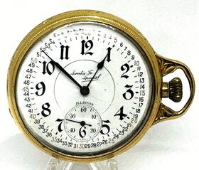 3598310 Illinois Watch Co. Rare 1919 Of Santa Fe Special Pw 606 Model 6 16s 21 J Gf Case Working #791