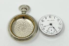 1344243 Illinois Watch Company/dueber Vintage Pocket Parts Co. Springfield/dueber Broken As Is
