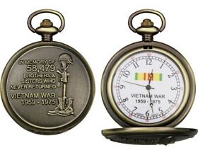 Iw52 Infinity Vietnam Pocket Watch White Face Black Hands
