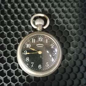 15207074 Ingersoll Antique Midget Pocket Watch 1907 Black Dial Working Mint Condition