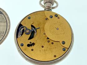 Ingersoll 20217572 Antique Yankee Pocket Watch Mechanical Movement Parts Repair