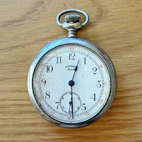 28873504 Ingersoll Antique Junior Pocket Watch New York Usa Parts/repair