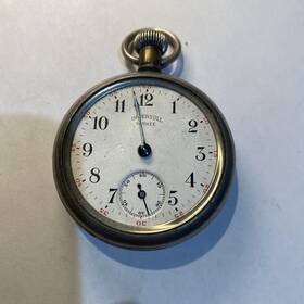 31066167 Ingersoll Yankee Earky Pocket Watch Usa Brass Movement For Repair