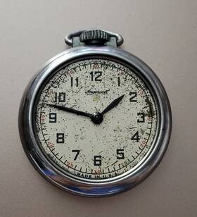 65125 Ingersoll Antique Pocket Watch Patented July 2 18. / Nov. 14 22. Usa Parts