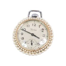 Trio-55 Ingraham For Parts And Repair E Trio 55 Pocket Watch Bristol Conn Usa Tlc Adorned