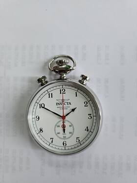 14853 Invicta Pocket Watch Stop Model Silver Monaco Grand Prix Automobile