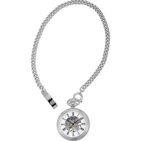 32289 Invicta Objet D Art Hand Wind White Dial Mens Pocket Watch