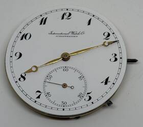 3692 Iwc Schaffhausen / Pocket Watch Movement Runs