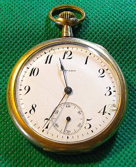 1059327 J E Howard Watch Company Pocket - 21 Jewels Size 16 Pat 08 #1059327 Boss Ext #s2002