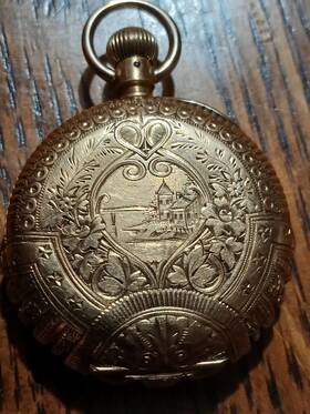 1882-87 J.p. Stevens & Bro. Circa And Size 6 14k Solid Gold. 15j One Star Rarity