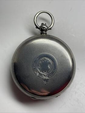 14576 J.w. Benson Ludgate Hill Pocket Watch Uk Lever Fusee Key Set And Wind S/n