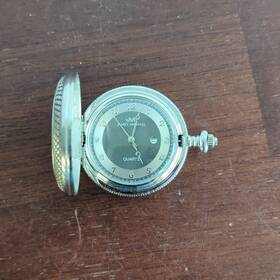 Pda181007 James Michael Black Dial Mens Pocket Watch