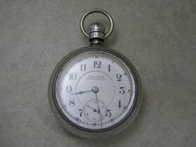 1285633 John Becks Becks- Coin Silver- 1285633- Runs- 17j- Pocket Watch