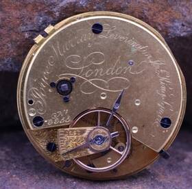 9955 Joyce Manning Leverington St. King Square London Pocket Watch Movement Fc